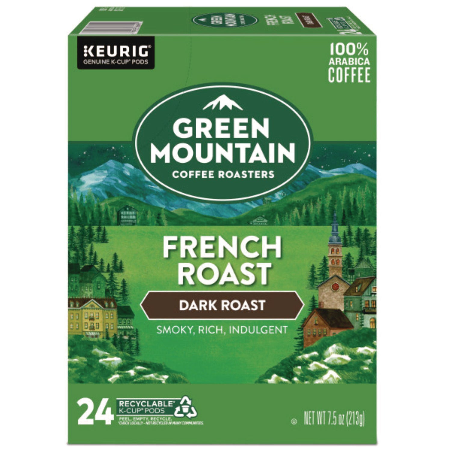 French Roast Coffee K-Cups, 24/Box