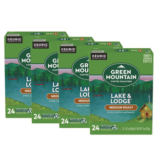 Lake and Lodge Coffee K-Cups, Medium Roast, 96/Carton