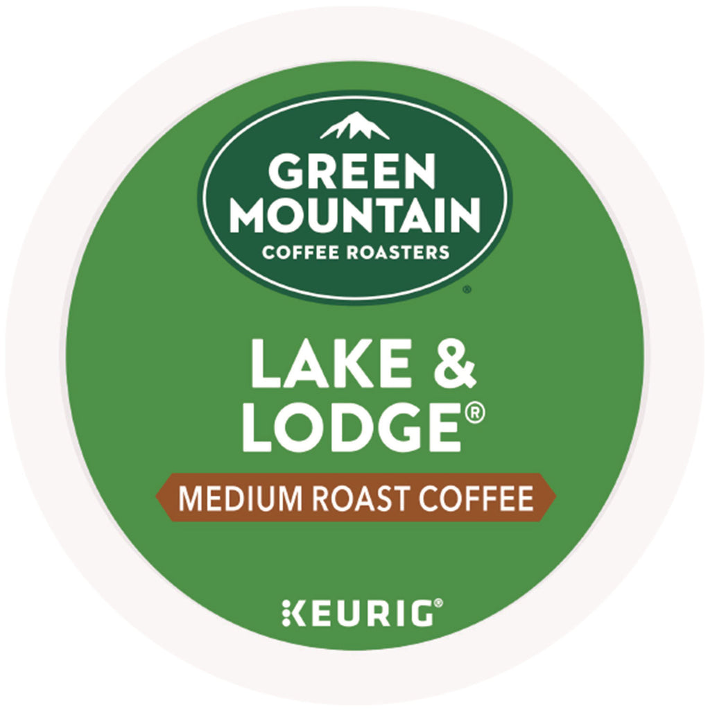 Lake and Lodge Coffee K-Cups, Medium Roast, 96/Carton