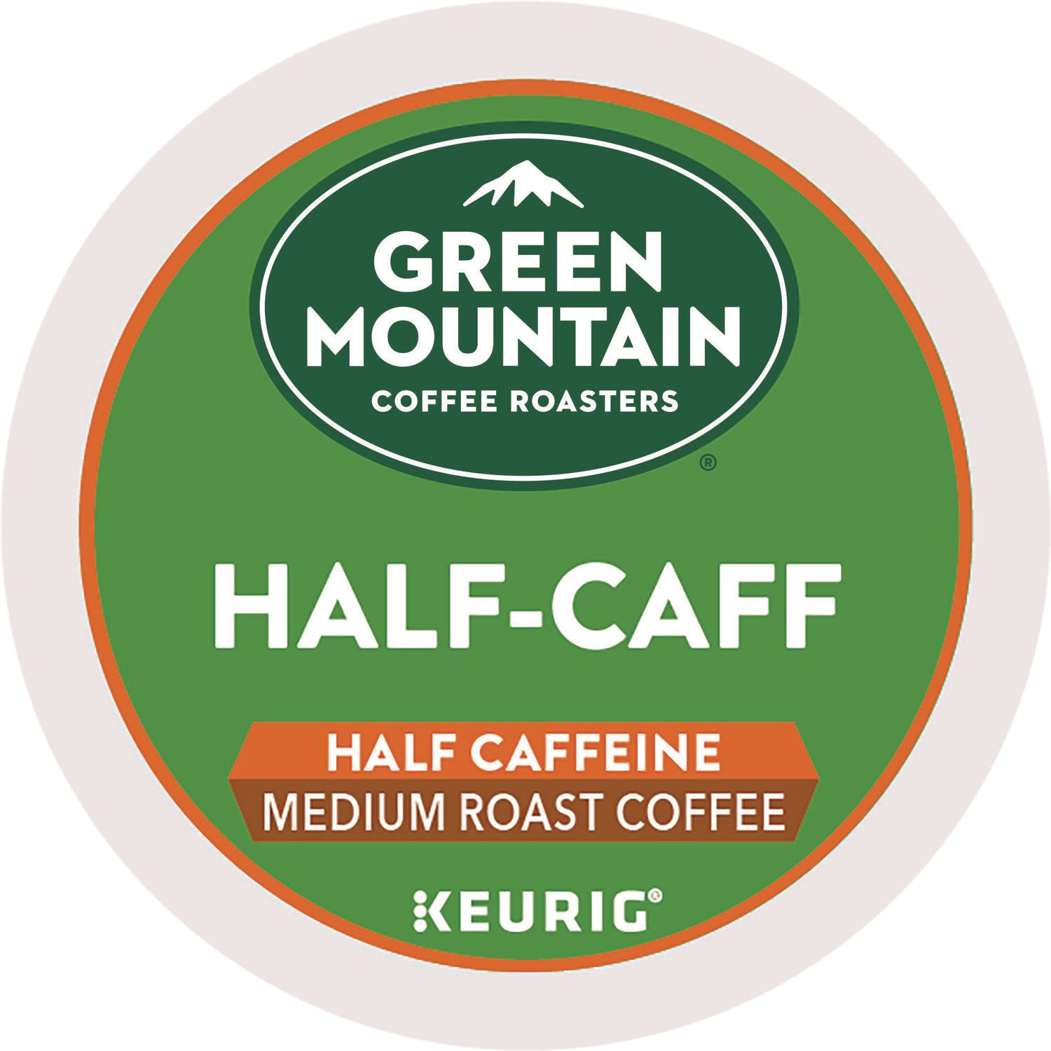 Half-Caff Coffee K-Cups, 24/Box
