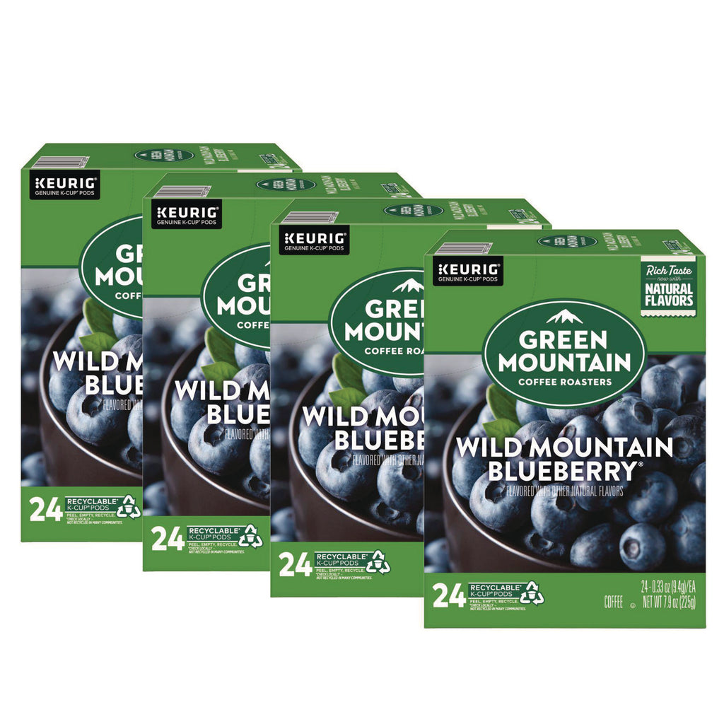 Fair Trade Wild Mountain Blueberry Coffee K-Cups, 96/Carton