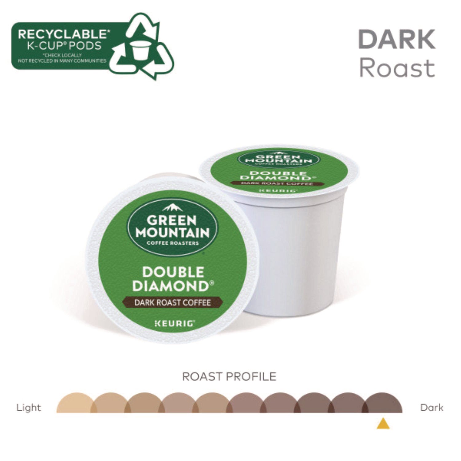 Double Black Diamond Extra Bold Coffee K-Cups, 24/Box