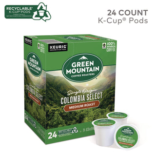 Colombian Fair Trade Select Coffee K-Cups, 24/Box