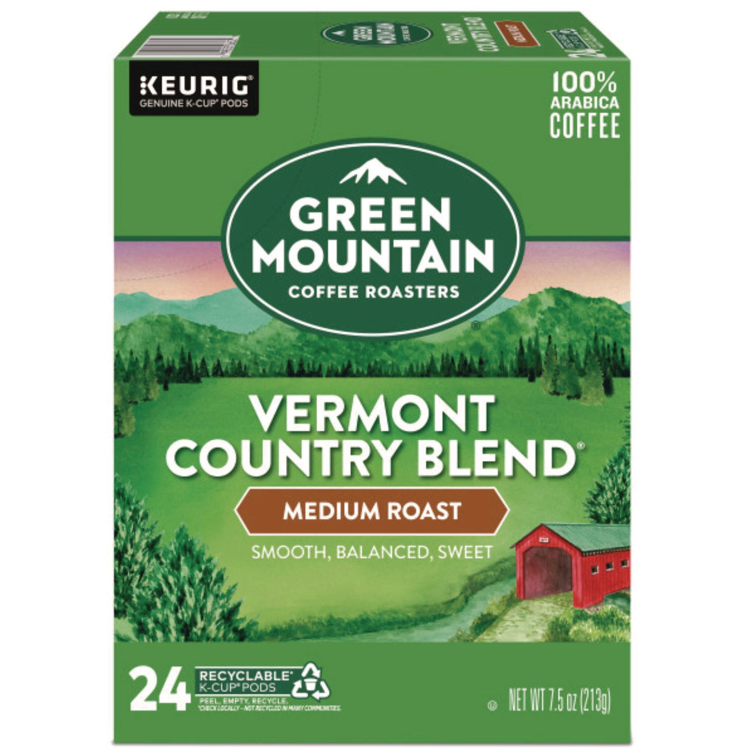Vermont Country Blend Coffee K-Cups, 24/Box
