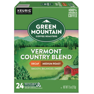 Vermont Country Blend Decaf Coffee K-Cups, 24/Box