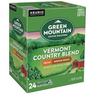 Vermont Country Blend Decaf Coffee K-Cups, 24/Box