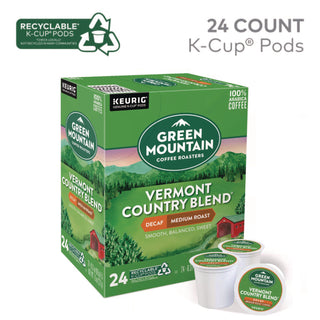 Vermont Country Blend Decaf Coffee K-Cups, 24/Box