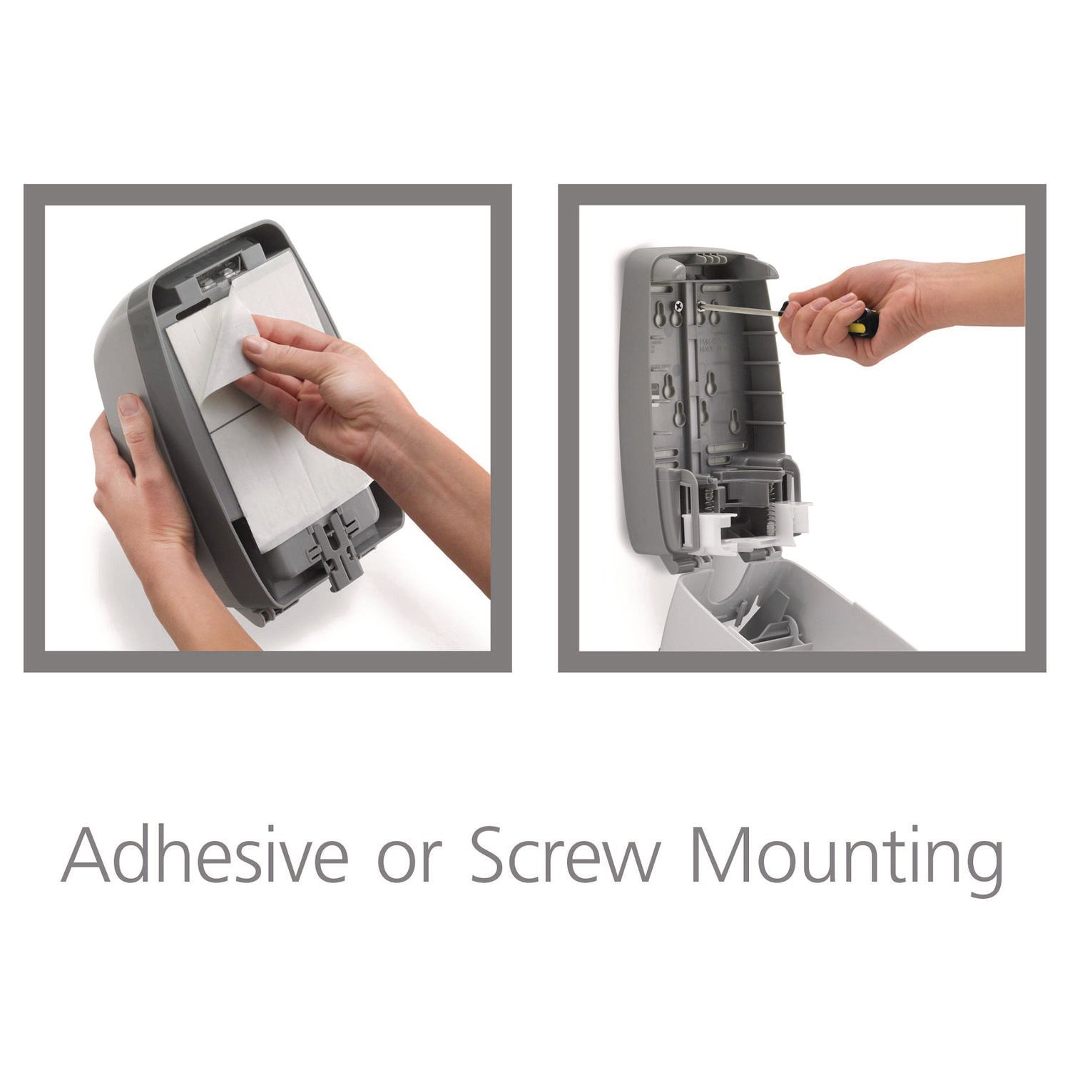 FMX-12 Soap Dispenser, 1,250 mL, 6.12 x 5.13 x 10.5, Gray/White