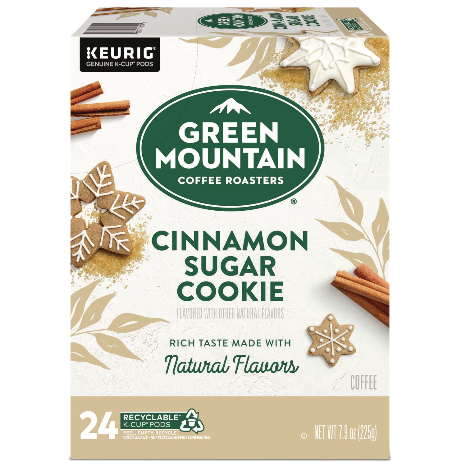 Cinnamon Sugar Cookie Coffee K-Cups, 24/Box