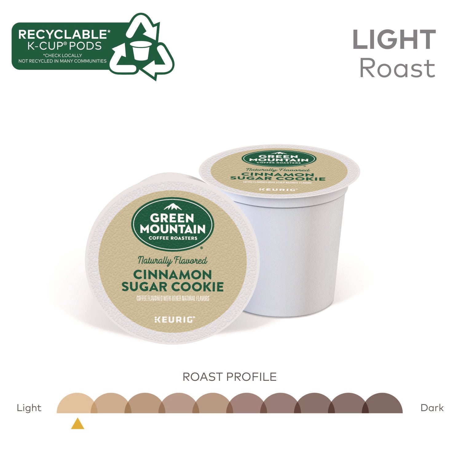 Cinnamon Sugar Cookie Coffee K-Cups, 24/Box