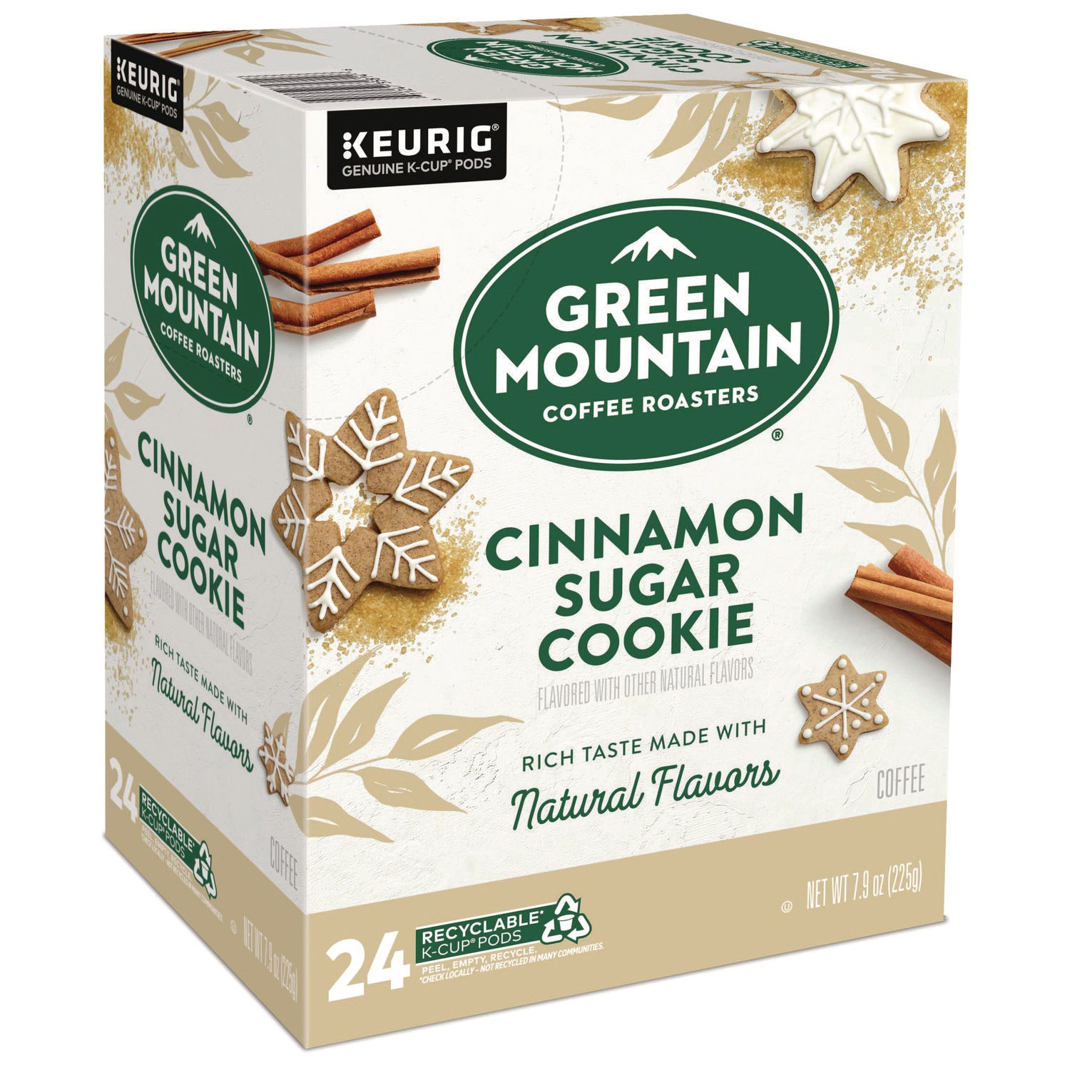 Cinnamon Sugar Cookie Coffee K-Cups, 24/Box