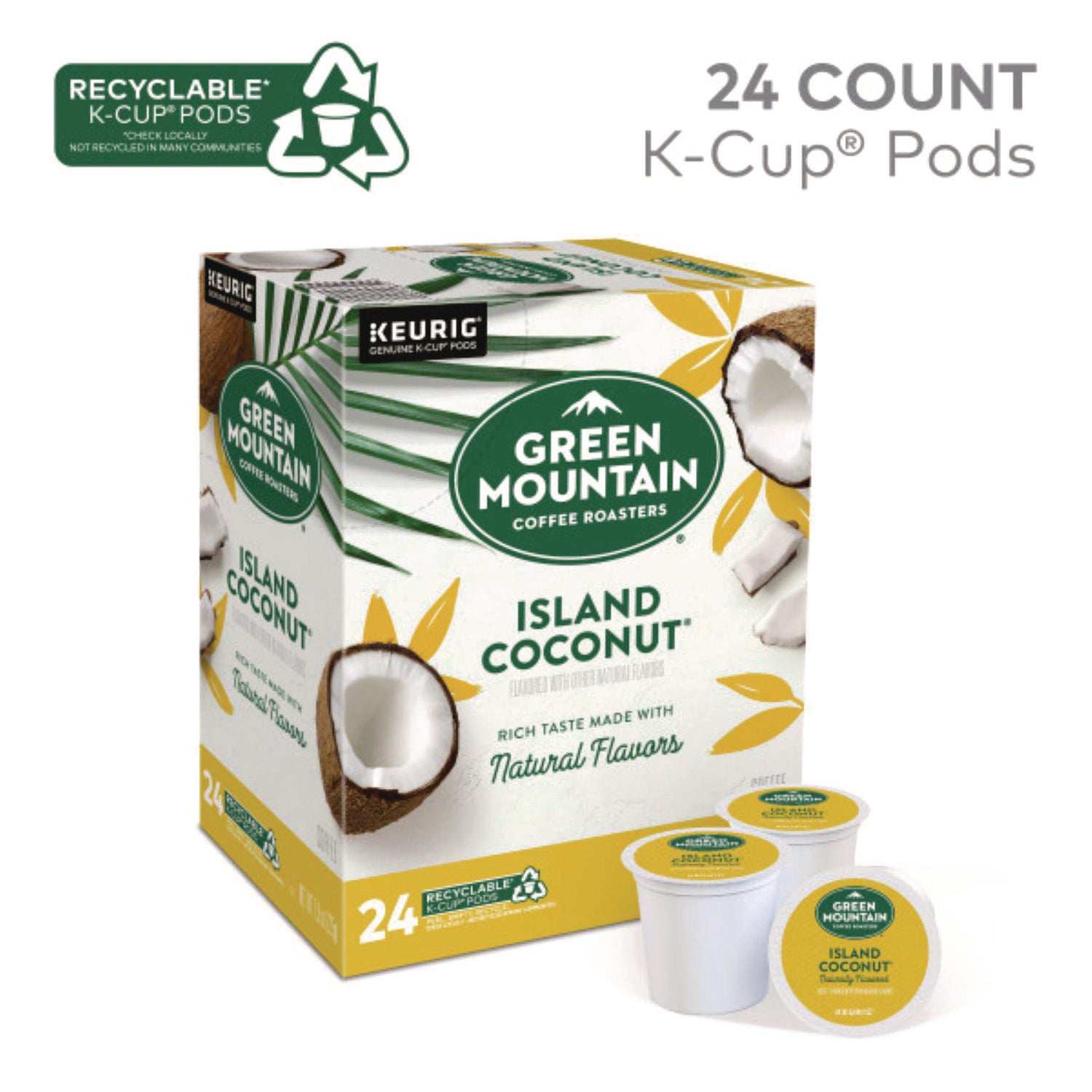 Green Mountain Coffee Roasters K-Cup Island Coconut Coffee