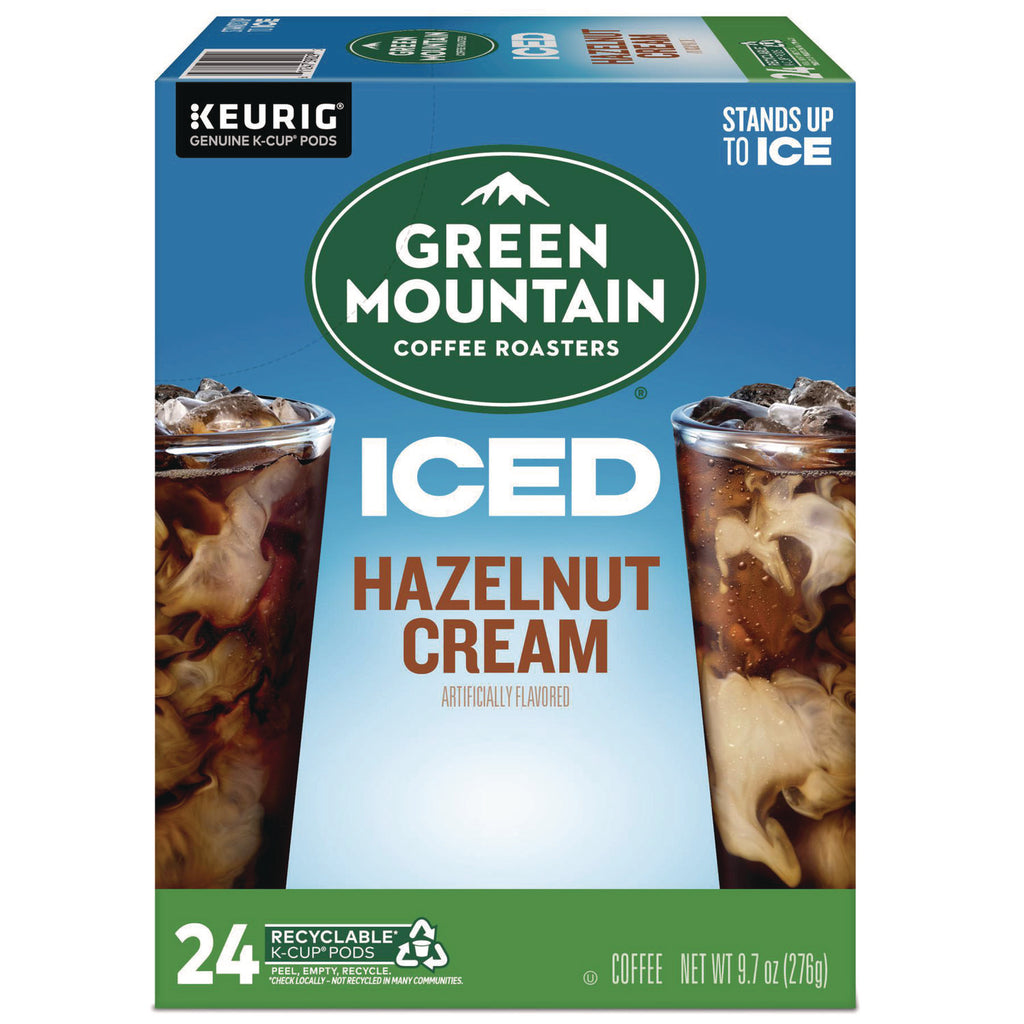 Hazelnut Cream Brew Over Ice Coffee K-Cups, 24/Box