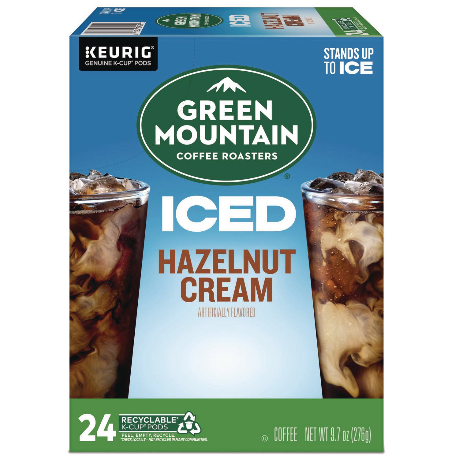 Hazelnut Cream Brew Over Ice Coffee K-Cups, 24/Box