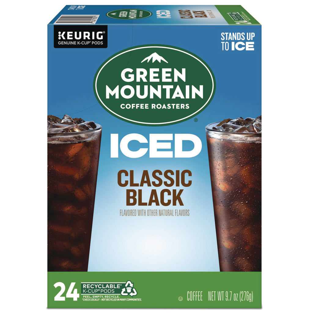 Classic Black Brew Over Ice Coffee K-Cups, 24/Box