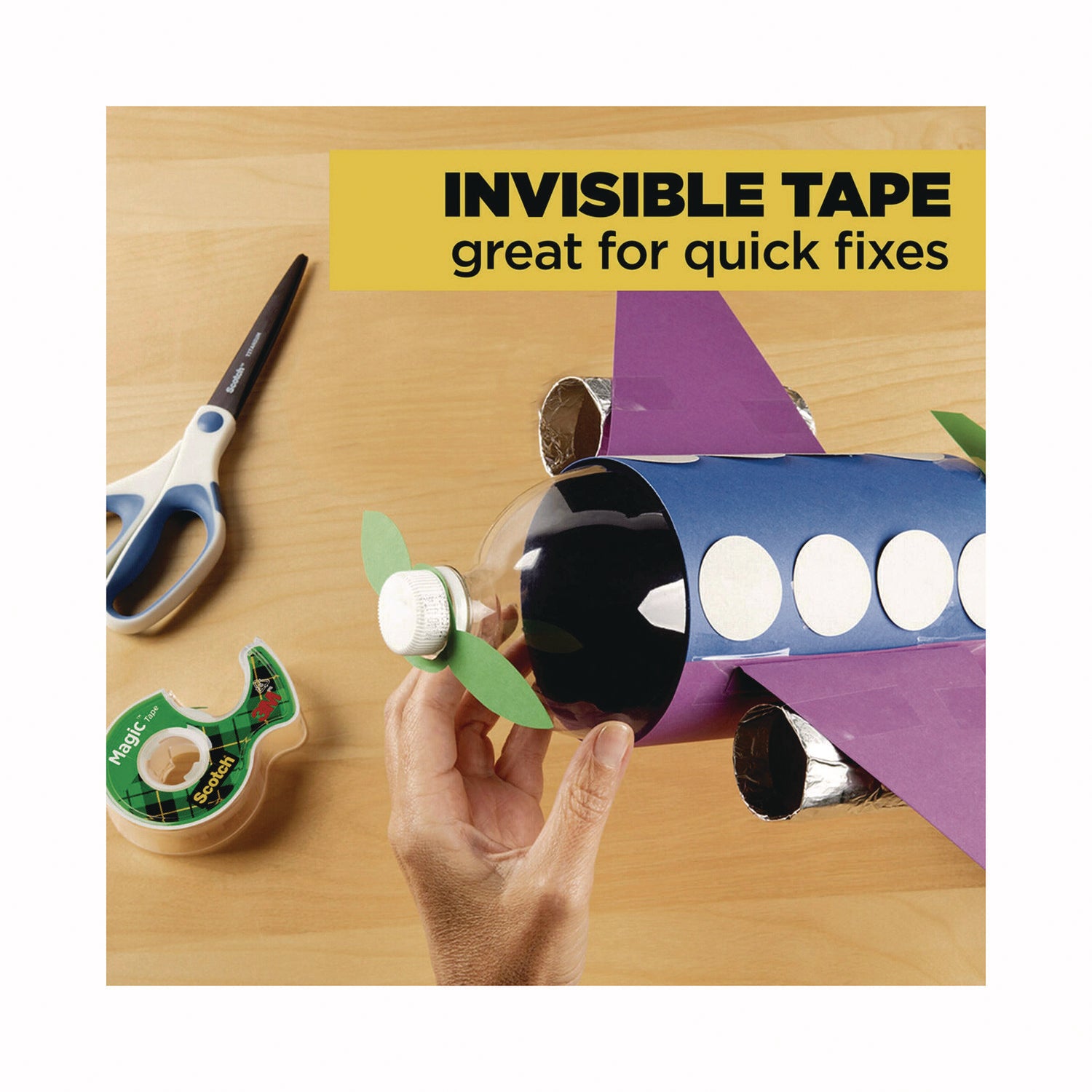 Tape,3/4"X600", 2/Pk