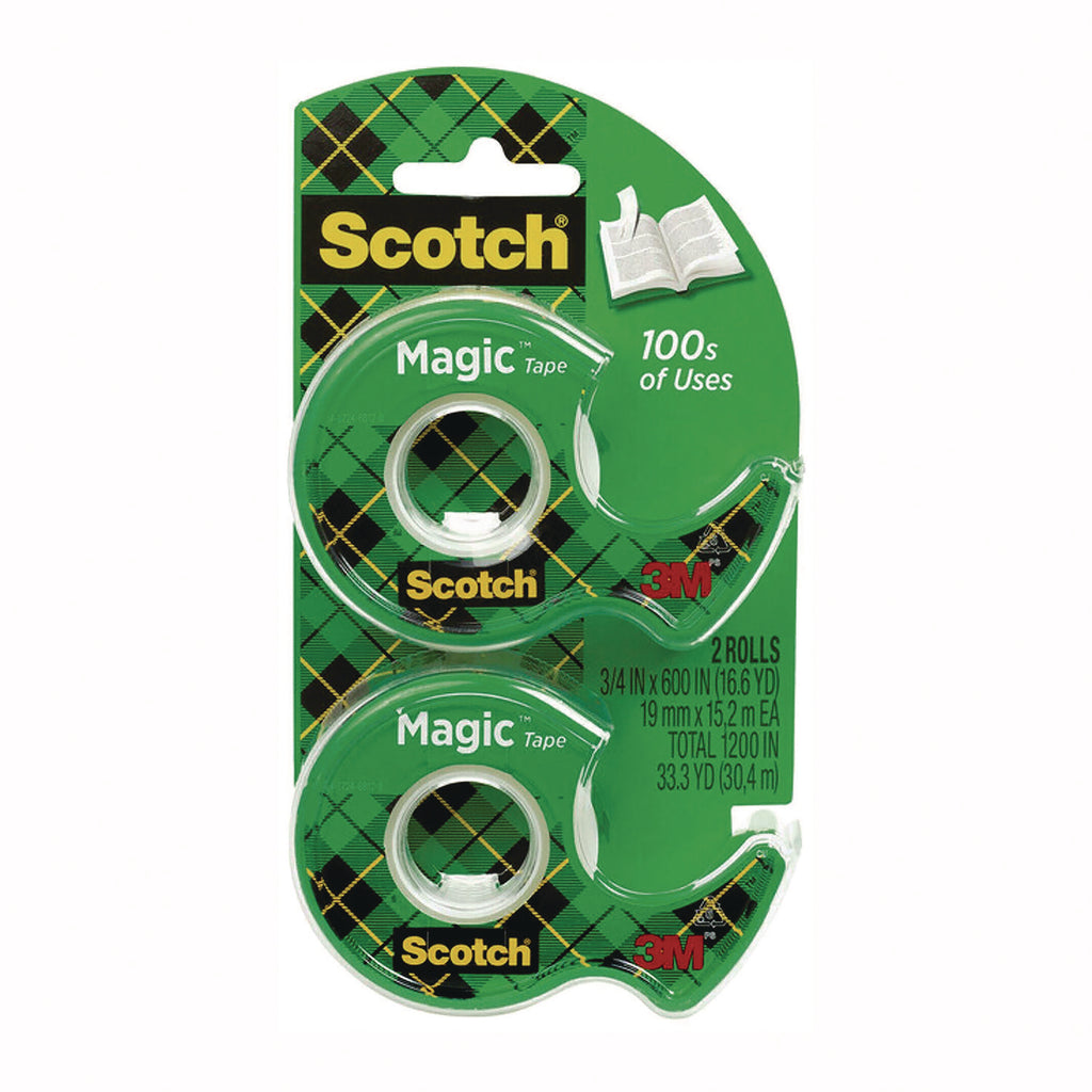 Tape,3/4"X600", 2/Pk