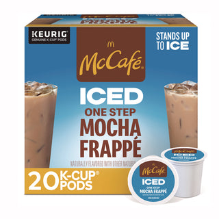 McCafe K-Cup Iced One-Step Mocha Frappe - Compatible with Keurig Brewer - Medium - 24 / Box