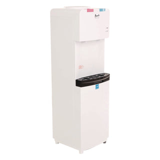 Hot and Cold Water Stand Up Dispenser, 3-5 gal, 11 x 12 x 36, White