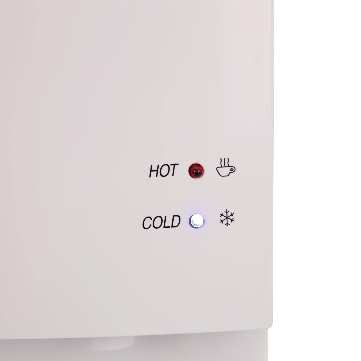 Hot and Cold Water Stand Up Dispenser, 3-5 gal, 11 x 12 x 36, White