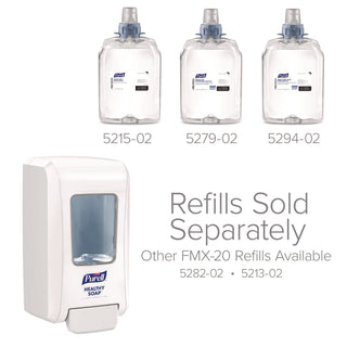 FMX-20 Soap Push-Style Dispenser, 2,000 mL, 6.5 x 4.68 x 11.66, White, 6/Carton