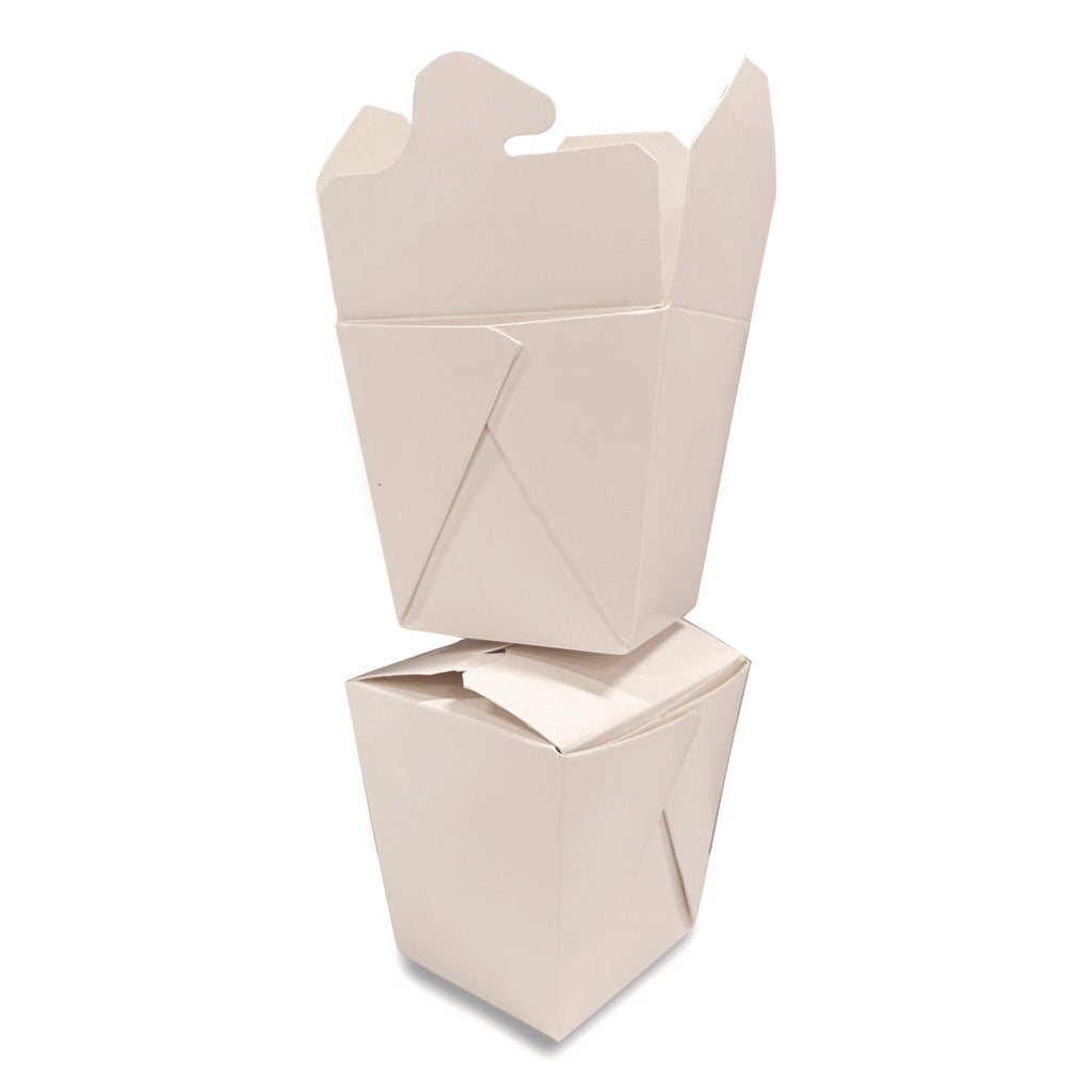 Food Pail, 32 oz, 4 x 3.69 x 4.55, White, Paper, 400/Carton