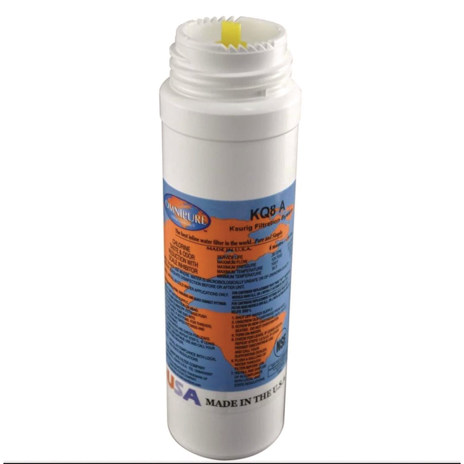 Omnipure Filter Cartridge KQ8 for K150P, B3000SE, and Bolt