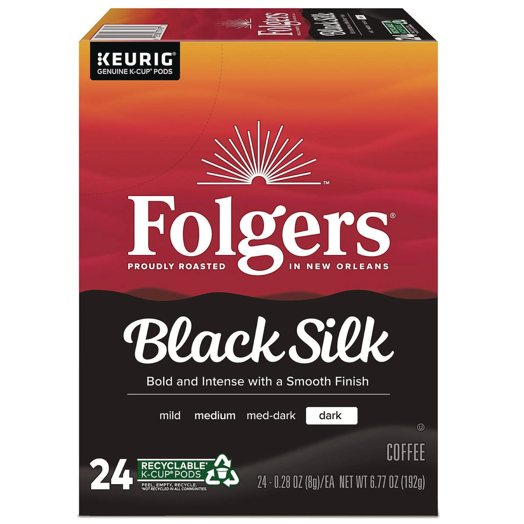 Gourmet Selections Black Silk Coffee K-Cups, 24/Box