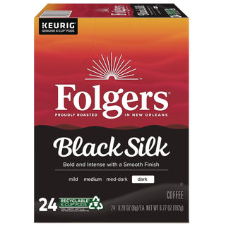 Gourmet Selections Black Silk Coffee K-Cups, 24/Box
