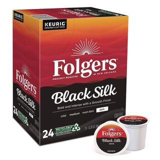 Gourmet Selections Black Silk Coffee K-Cups, 24/Box