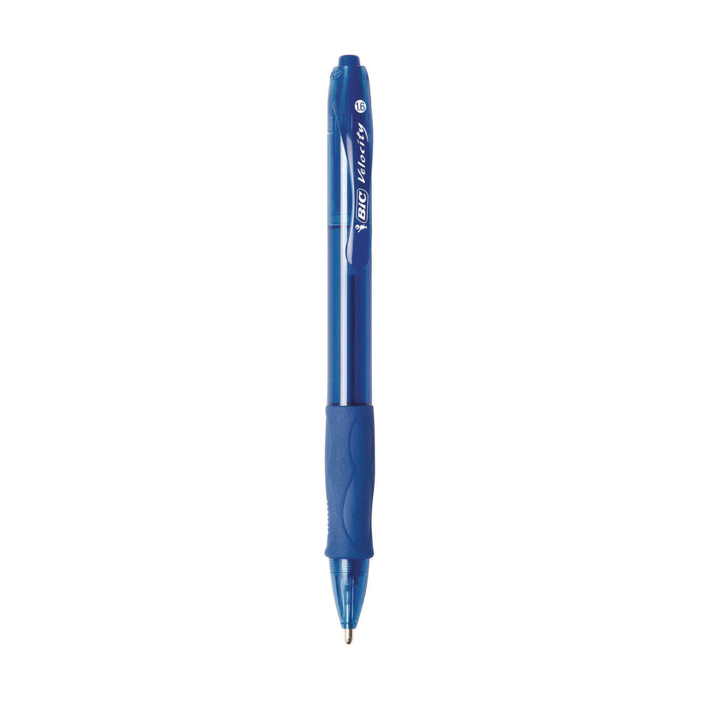 GLIDE Bold Ballpoint Pen, Retractable, Bold 1.6 mm, Blue Ink, Translucent Blue Barrel, 4/Pack