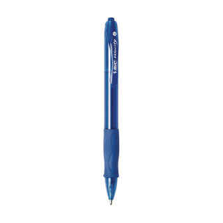GLIDE Bold Ballpoint Pen, Retractable, Bold 1.6 mm, Blue Ink, Translucent Blue Barrel, 4/Pack