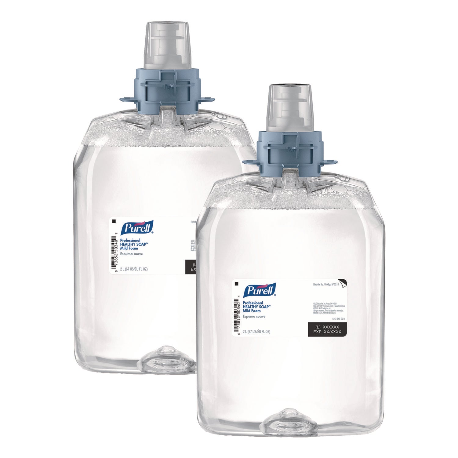 Professional HEALTHY SOAP Mild Foam, Fragrance-Free, 2,000 mL, 2/Carton