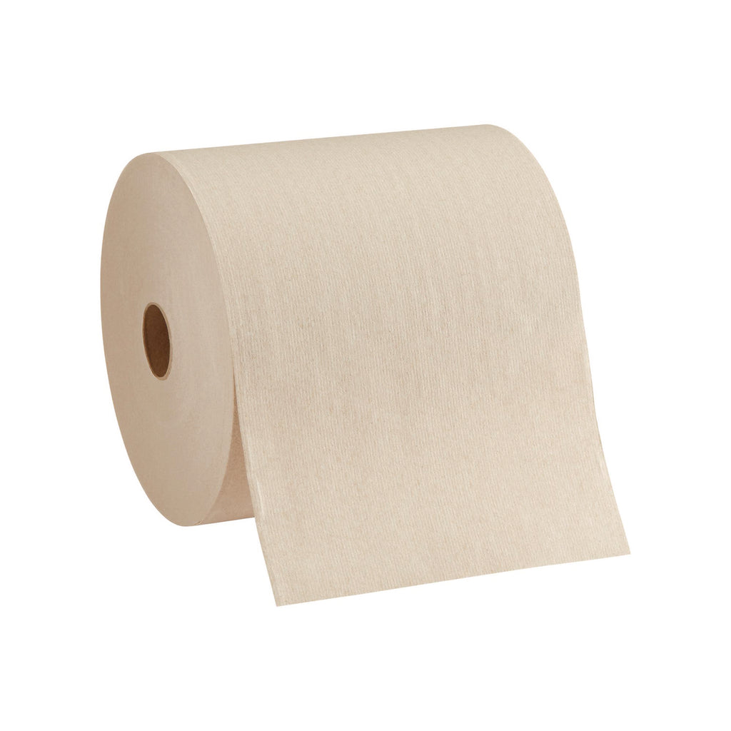 Pacific Blue Ultra Paper Towels, 1-Ply, 7.87" x 1,150 ft, Natural, 6 Rolls/Carton