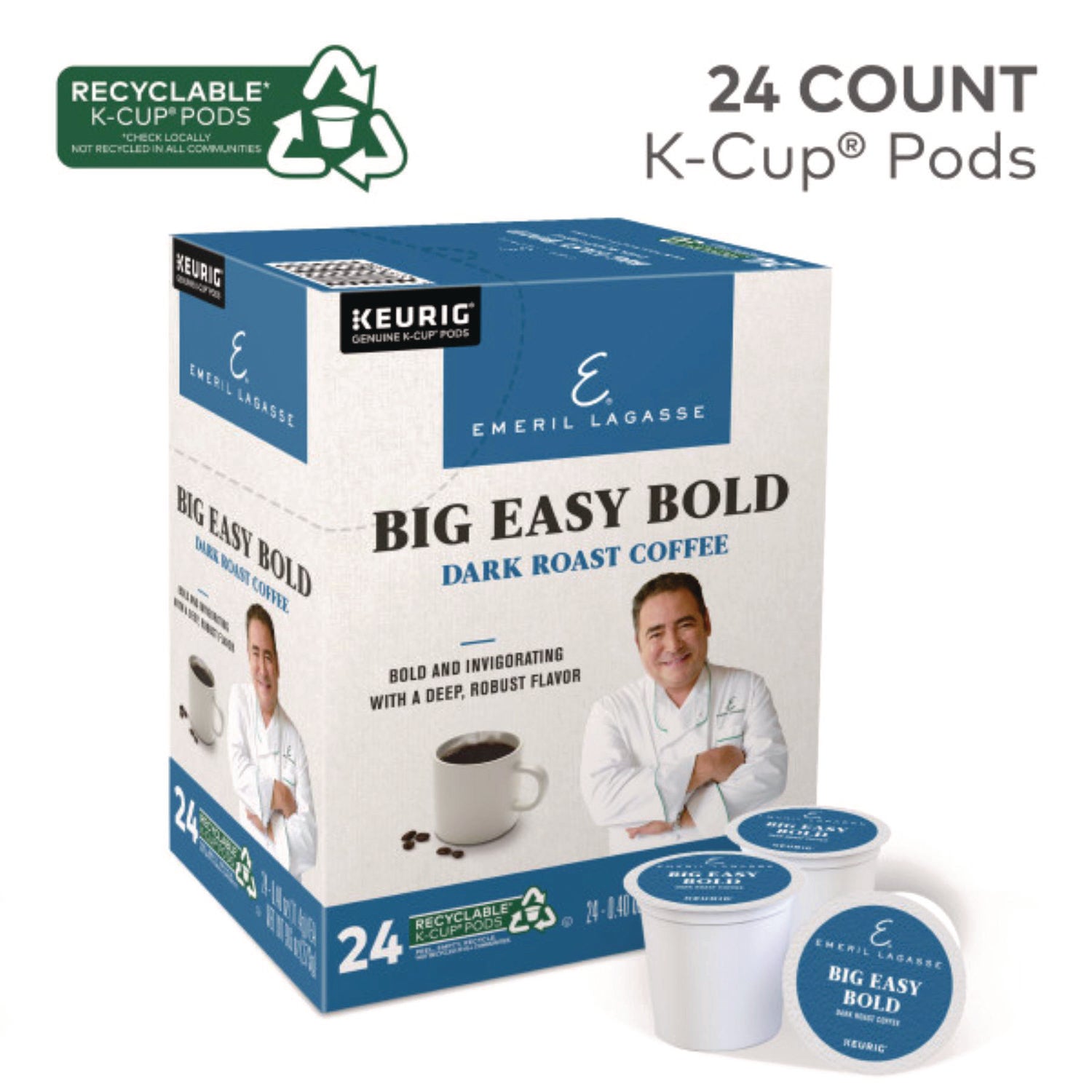 Big Easy Bold Coffee K-Cups, 24/Box
