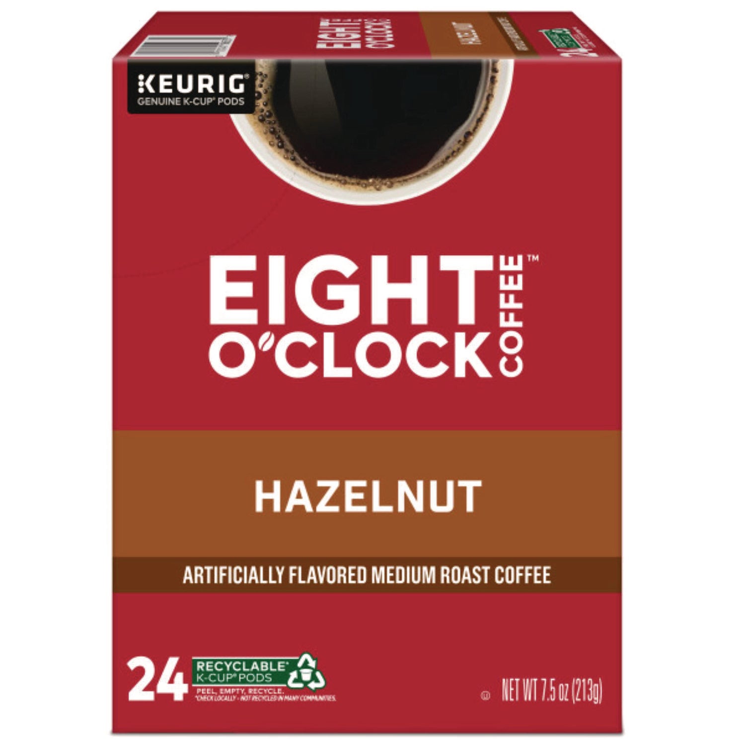 Hazelnut Coffee K-Cups, 24/Box