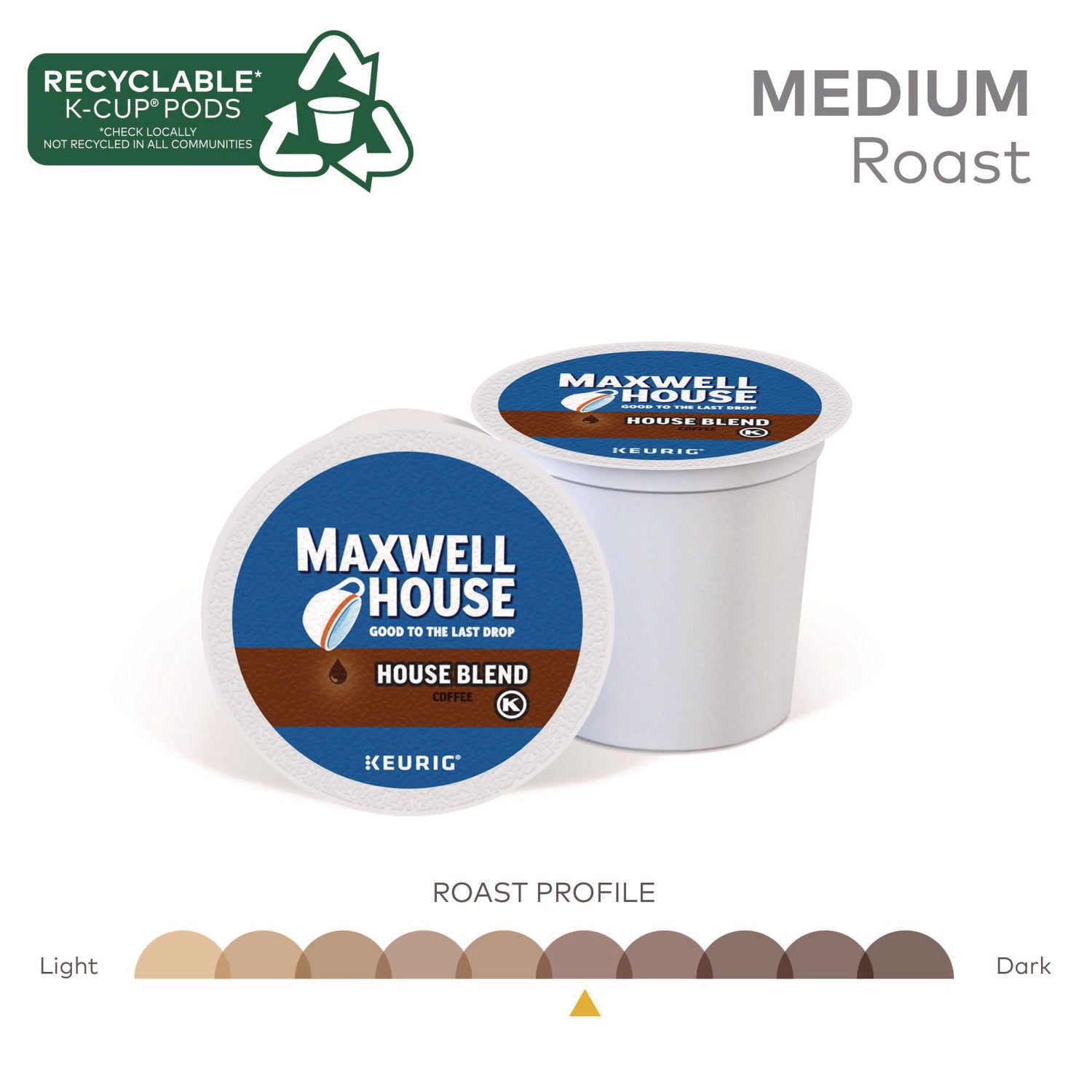 House Blend Coffee K-Cups, 24/Box