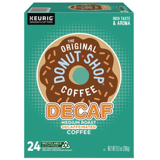 Donut Shop Decaf Coffee K-Cups, 24/Box
