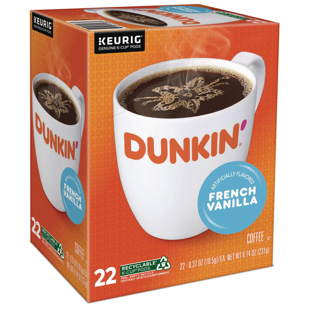 K-Cup Pods, French Vanilla, 22/Box