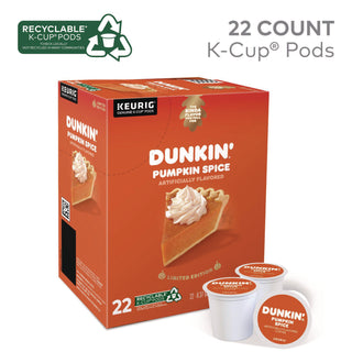 K-Cup Pods, Pumpkin Spice, 22/Box