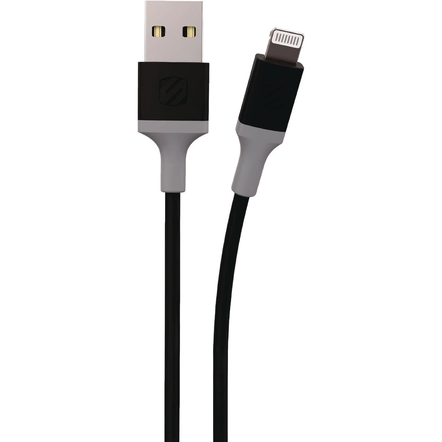 strikeLINE USB-A to Apple Lightning Charge and Sync Cable, 4 ft, Black