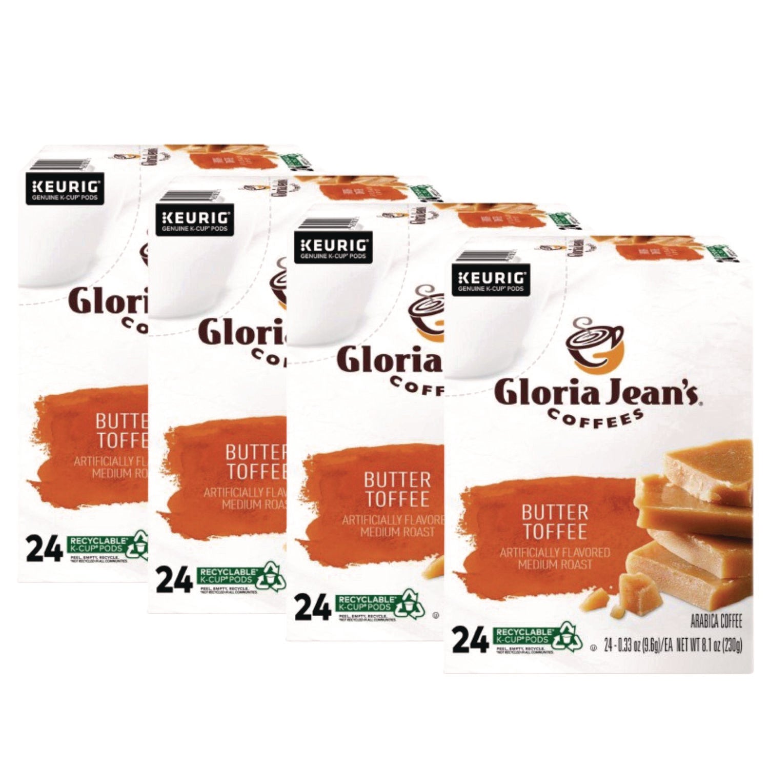 Butter Toffee Coffee K-Cups, 96/Carton