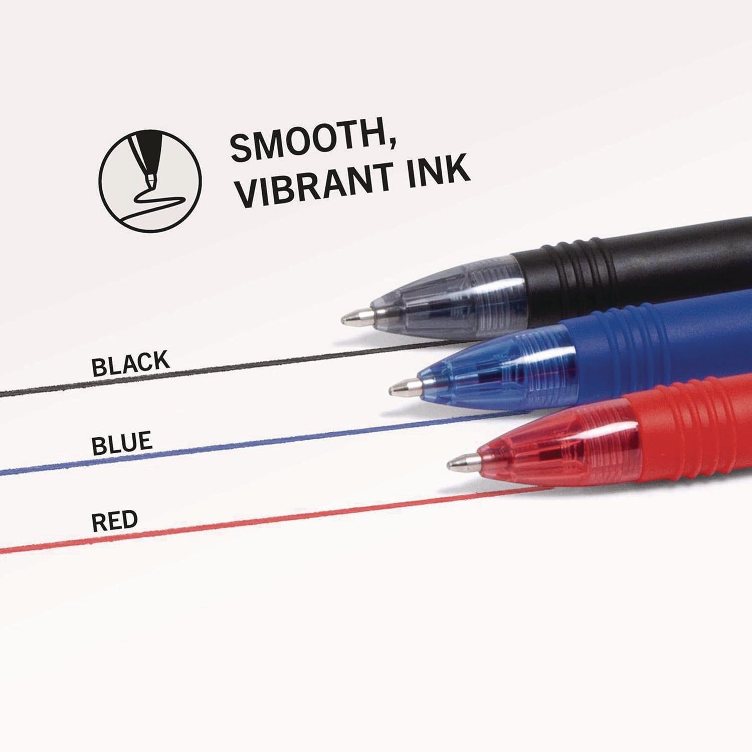 Z-Grip Ballpoint Pen, Retractable, Medium 1 mm, Assorted Ink and Barrel Colors, 48/Pack