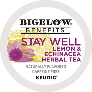 Benefits Lemon and Echinacea Herbal K-Cup, 0.11 oz, 22/Box