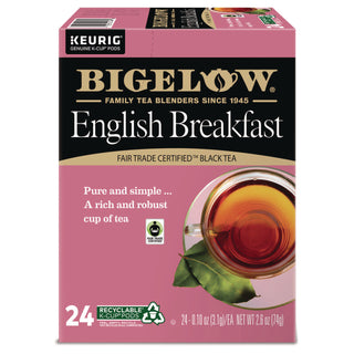 English Breakfast Tea K-Cups Pack, 24/Box