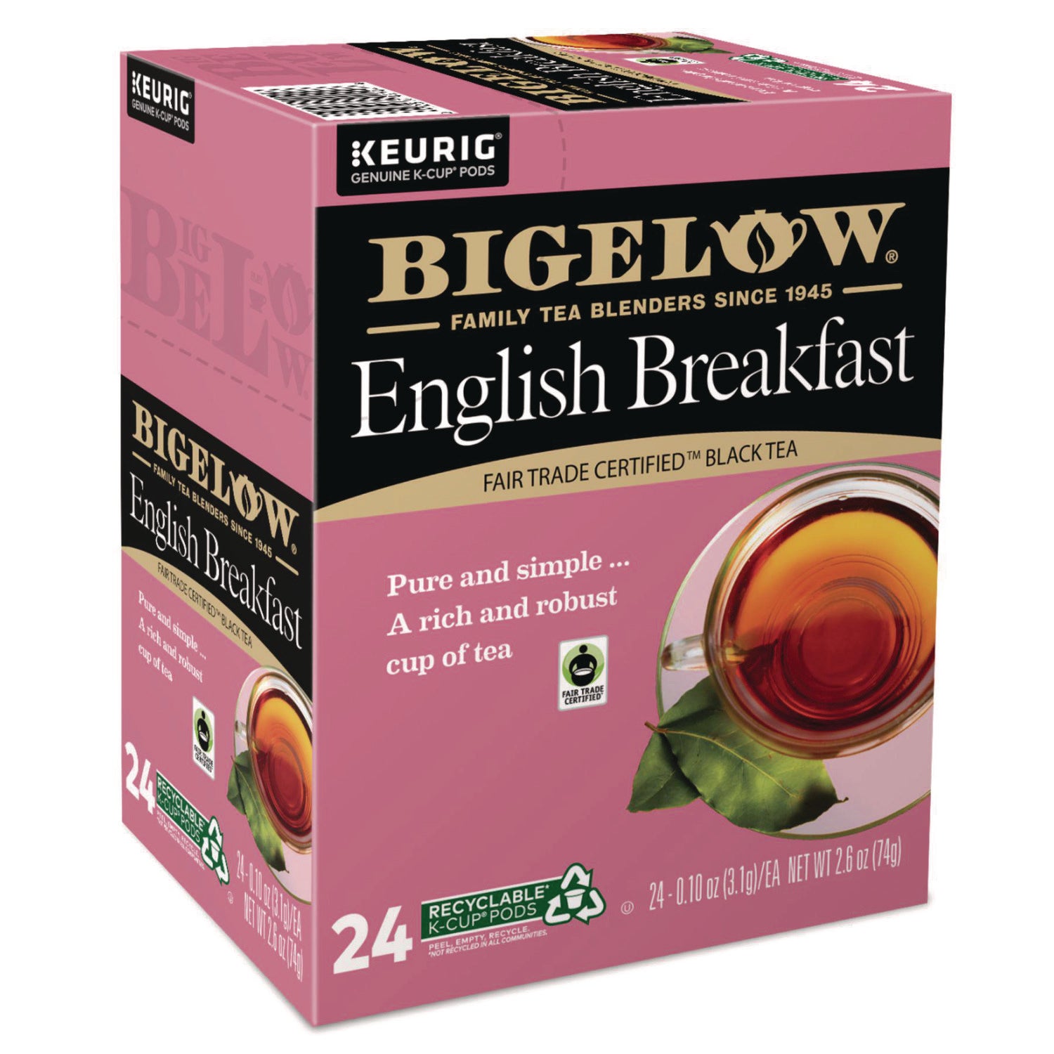 English Breakfast Tea K-Cups Pack, 24/Box
