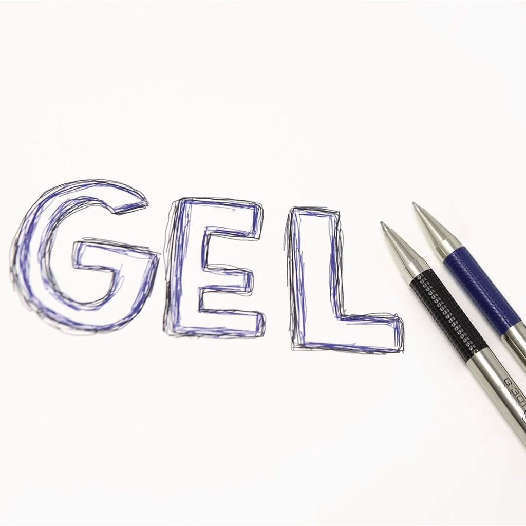G-301 Gel Pen, Retractable, Medium 0.7 mm, Black Ink, Stainless Steel/Black Barrel