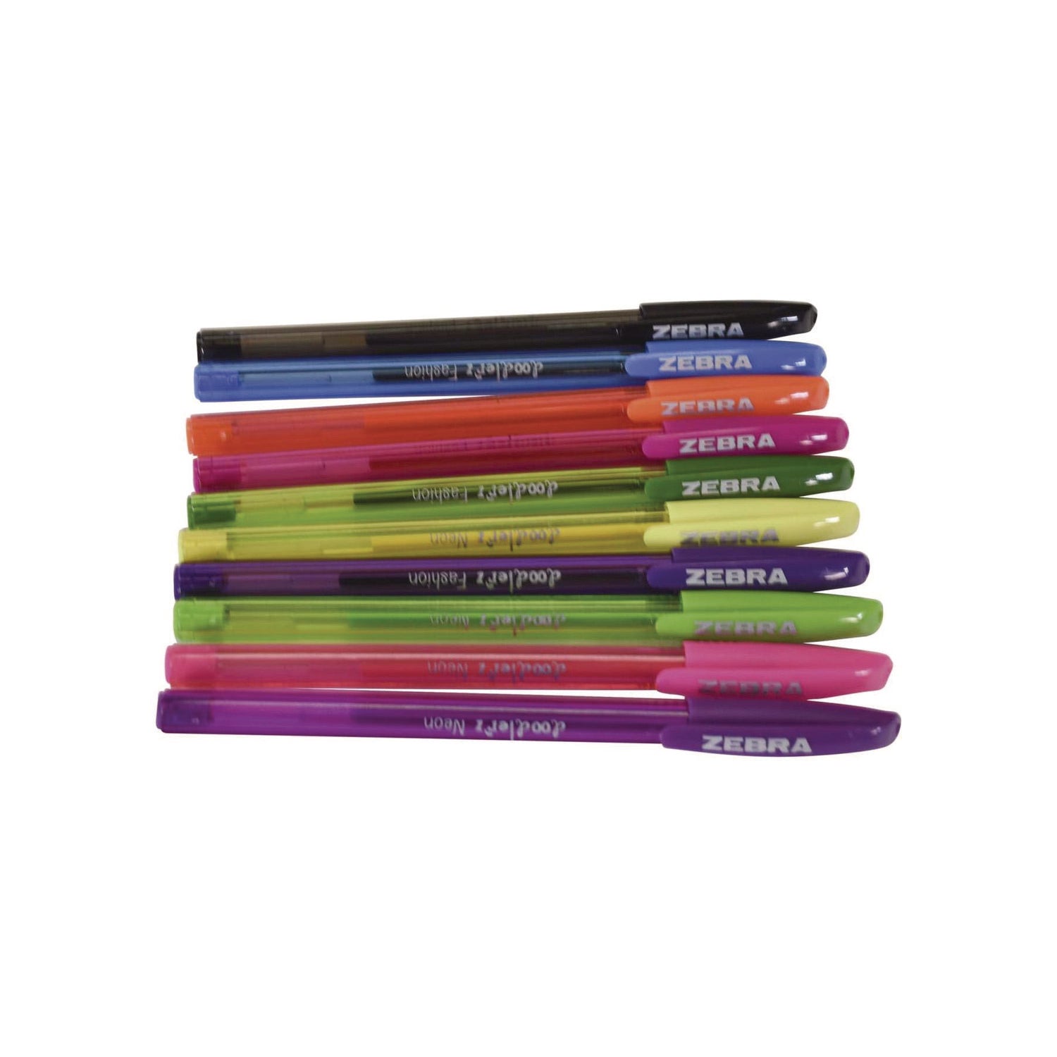 Doodler'z Gel Pen, Stick, Bold 1 mm, Assorted Fashion/Neon Ink and Barrel Colors, 10/Pack