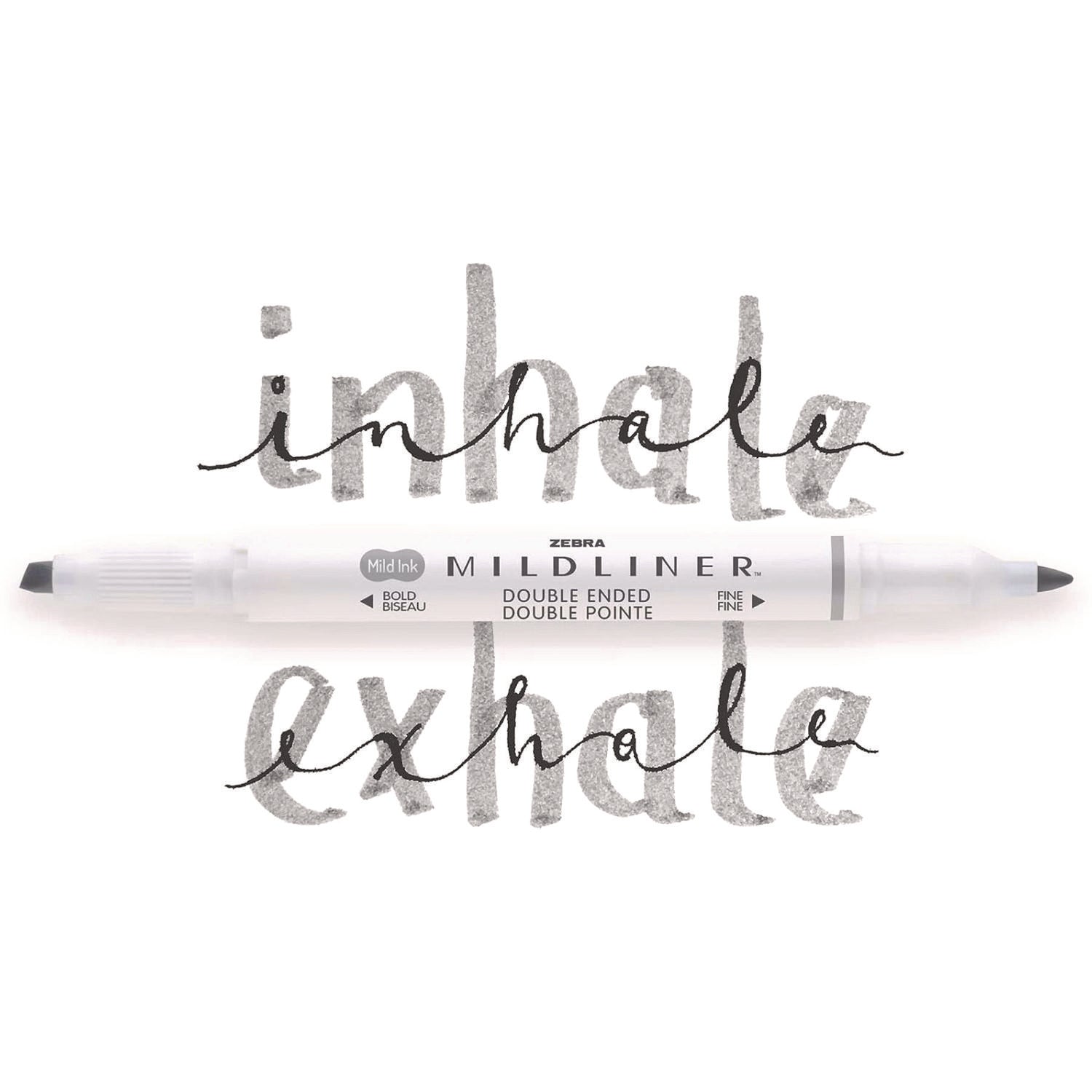 Mildliner Double Ended Highlighter, Assorted Ink Colors, Bold-Chisel/Fine-Bullet Tips, Assorted Barrel Colors, 15/Pack