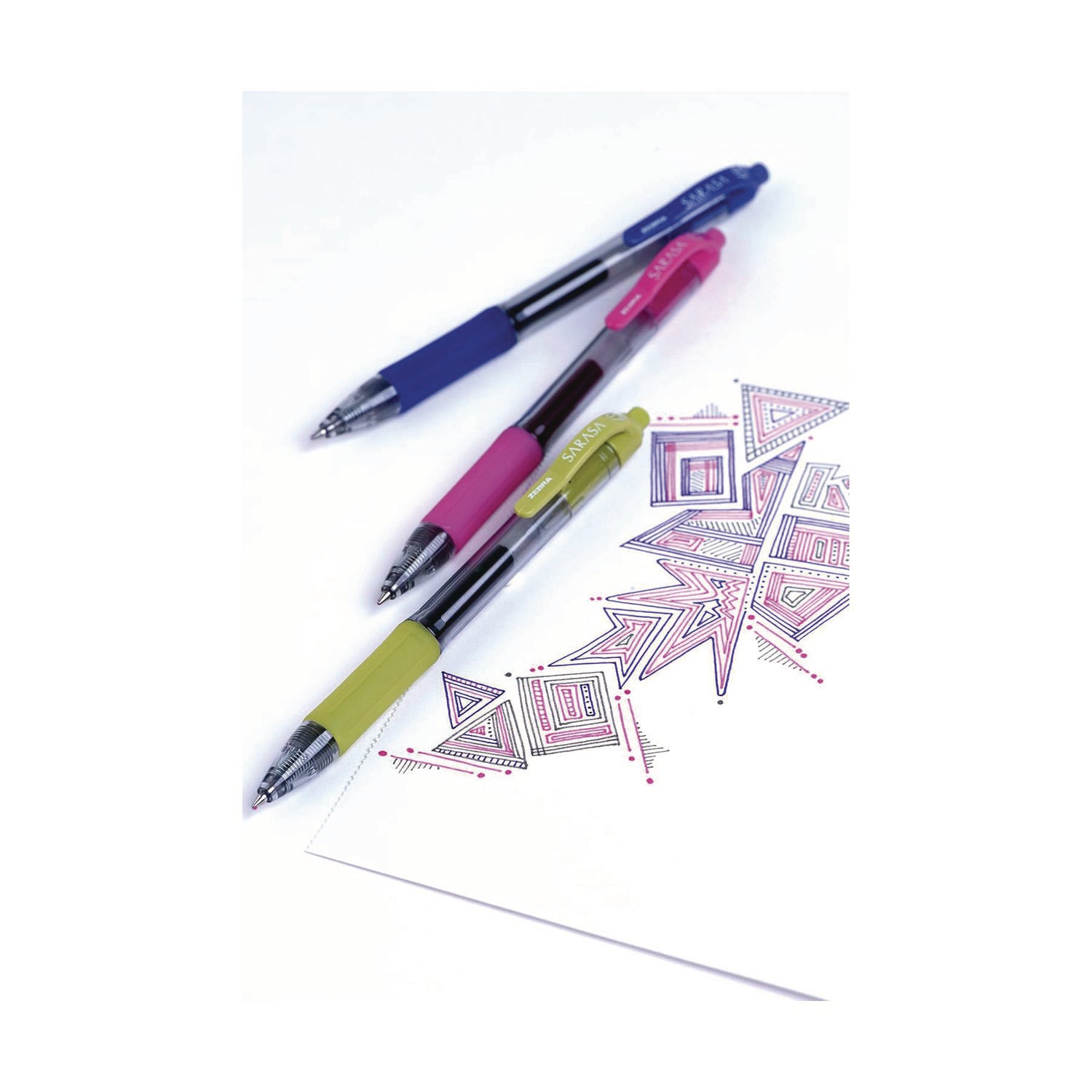 Zebra 870 Medium Point Gel Ink Pen Refills - Medium Point - Blue Ink - Scratch-free - 2 / Pack